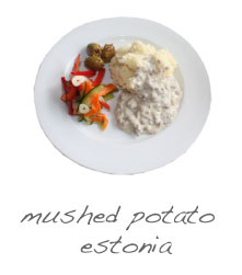 mushed potato